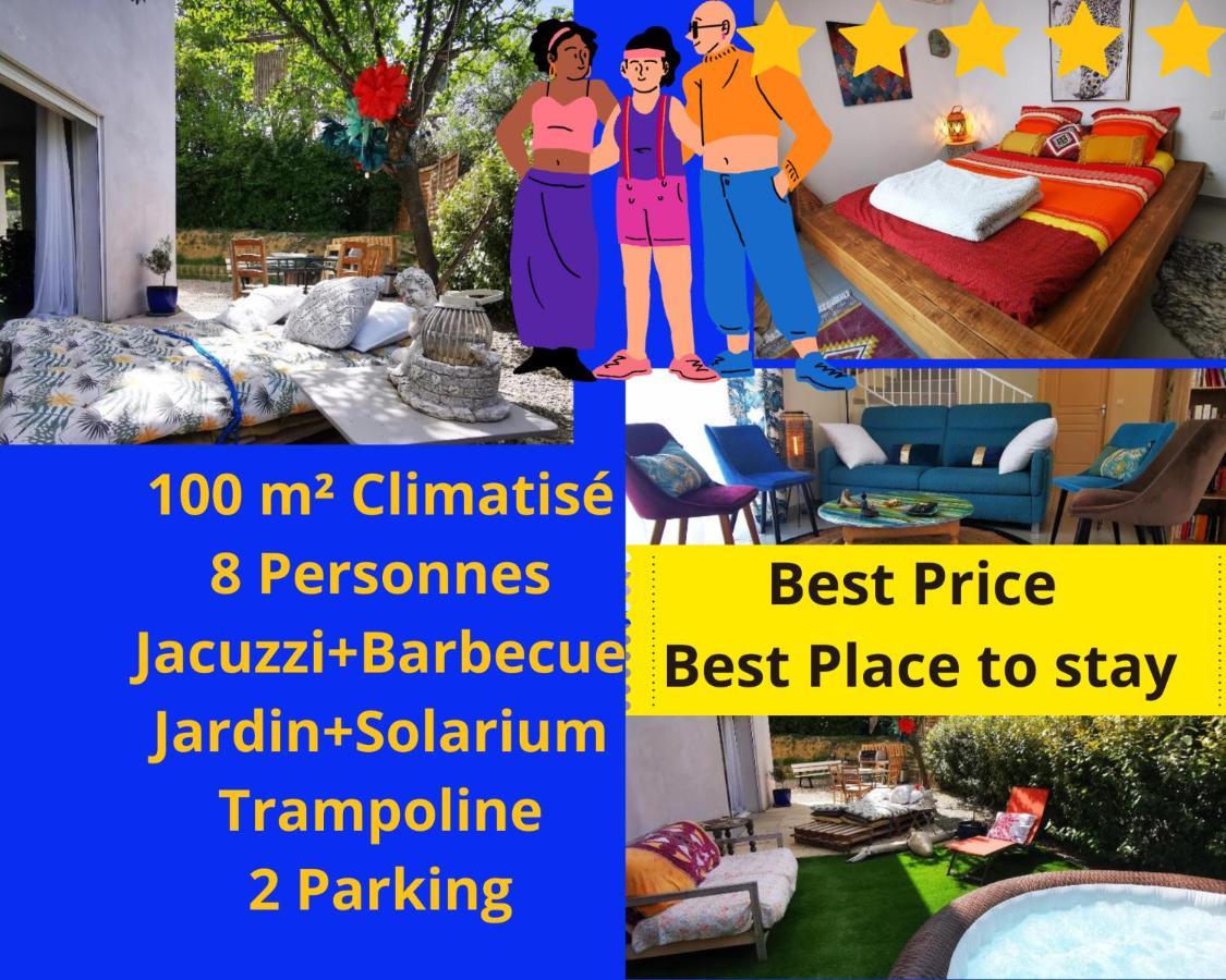 فيلا بزييهفي Cool Mediterranean Life 8 People Jacuzzi Barbecue Gametrampoline 2 Parking المظهر الخارجي الصورة